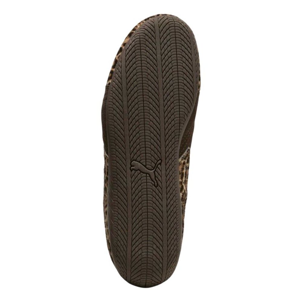 Puma Womens/Ladies Speedcat Leopard Print Flat Sneakers / Brown - Picture 4 of 4
